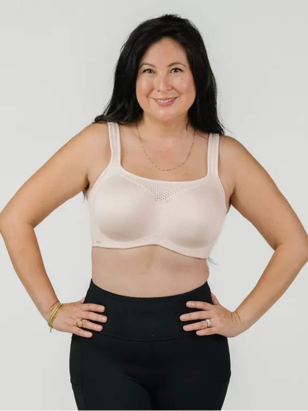 Jesse Luxe Cooling Convertible Sports Bra Light Blush